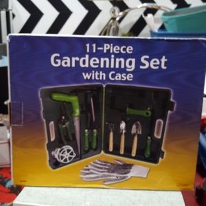 11 Piece Gardening Set with Case